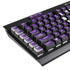 NBA Sacramento Kings Distressed K95 RGB PLATINUM Mechanical Gaming Keyboard Skin