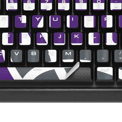 NBA Sacramento Kings Distressed K95 RGB PLATINUM Mechanical Gaming Keyboard Skin