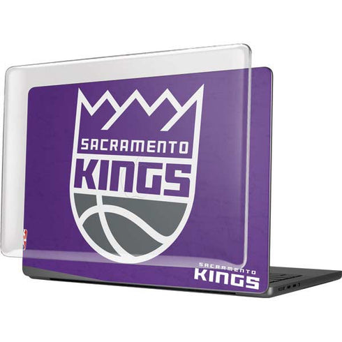 NBA Sacramento Kings Distressed MacBook Pro 14in (2021-24) Case plus Skin
