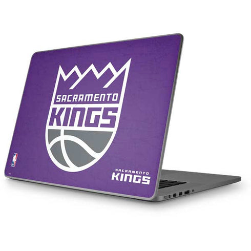 NBA Sacramento Kings Distressed Apple MacBook Pro 17-inch Skin