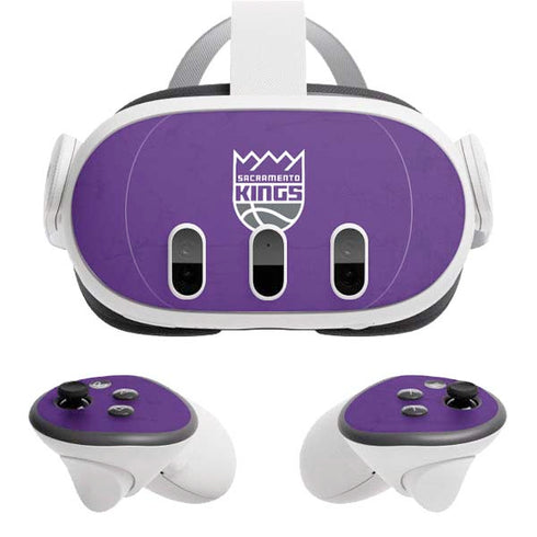 NBA Sacramento Kings Distressed Meta Quest 3 Skin