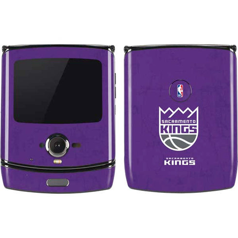 NBA Sacramento Kings Distressed Motorola RAZR Skin