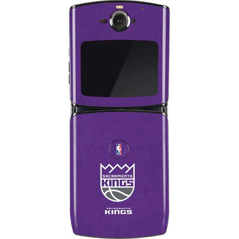 NBA Sacramento Kings Distressed Motorola RAZR Skin