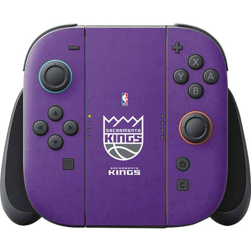 NBA Sacramento Kings Distressed Nintendo Switch 2 (2025) Joy-Con Controller Skin