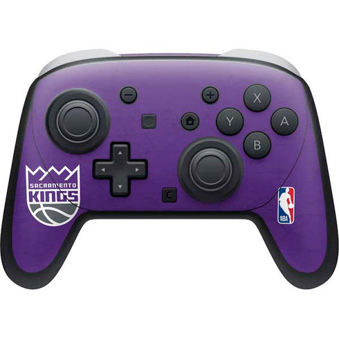 NBA Sacramento Kings Distressed Nintendo Switch 2 (2025) Pro Controller Skin
