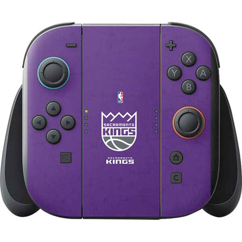 NBA Sacramento Kings Distressed Nintendo Switch 2 (2025) with Joy-Con Skin