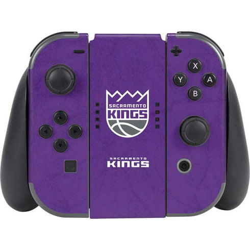 NBA Sacramento Kings Distressed Nintendo Switch (2017-2021) Joy-Con Controller Skin