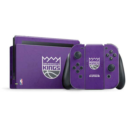 NBA Sacramento Kings Distressed Nintendo Skins