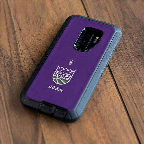 NBA Sacramento Kings Distressed Otterbox Defender Galaxy Skin