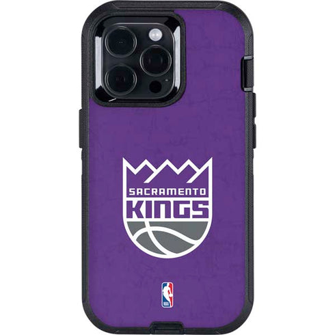 NBA Sacramento Kings Distressed Otterbox Defender iPhone Skin