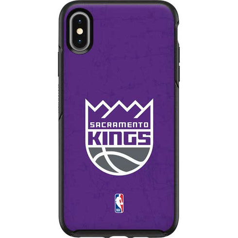 NBA Sacramento Kings Distressed Otterbox Symmetry iPhone Skin