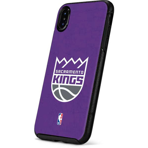 NBA Sacramento Kings Distressed Otterbox Symmetry iPhone Skin