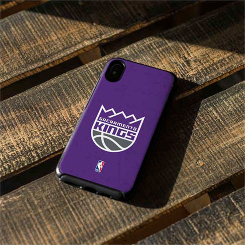 NBA Sacramento Kings Distressed Otterbox Symmetry iPhone Skin
