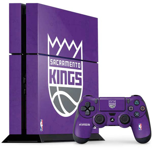 NBA Sacramento Kings Distressed PlayStation PS4 Skins