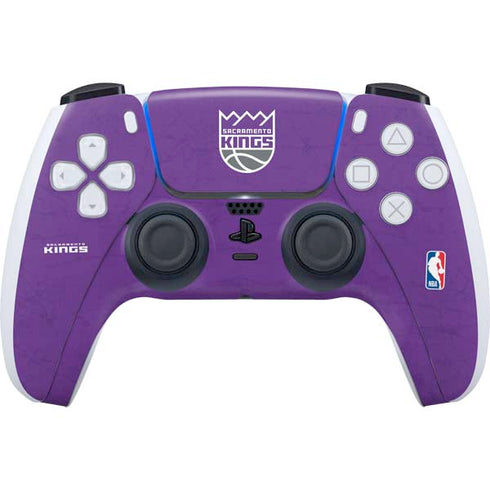 NBA Sacramento Kings Distressed PS5 Controller Skin