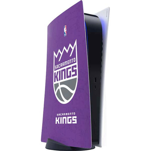NBA Sacramento Kings Distressed PS5 Digital Edition Console Skin