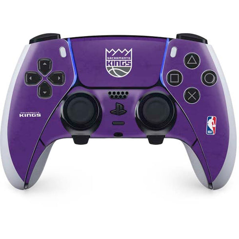 NBA Sacramento Kings Distressed PS5 DualSense Edge Pro Controller Skin
