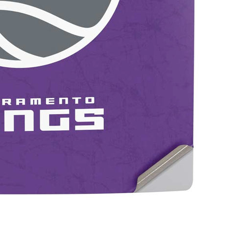 NBA Sacramento Kings Distressed PS5 Slim Digital Edition Console Skin