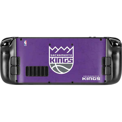NBA Sacramento Kings Distressed Steam Deck Handheld Gaming Computer OLED Skin