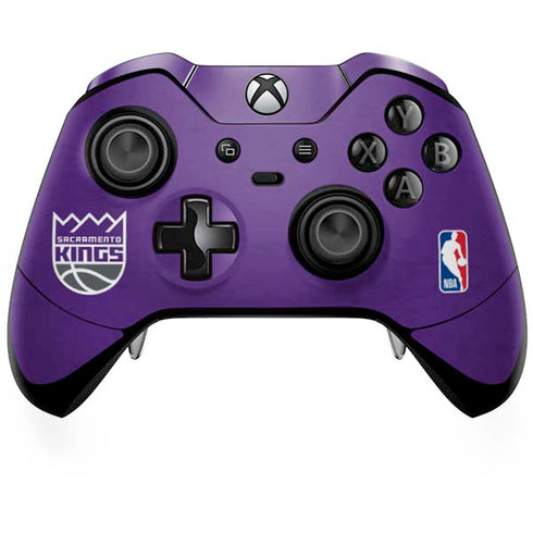 NBA Sacramento Kings Distressed Xbox One Elite Controller Skin
