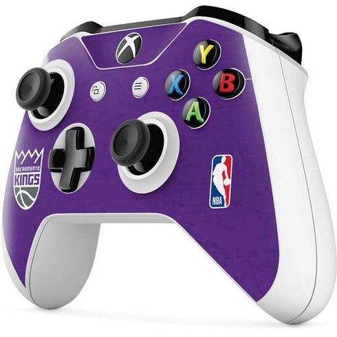 NBA Sacramento Kings Distressed Xbox One X Controller Skin