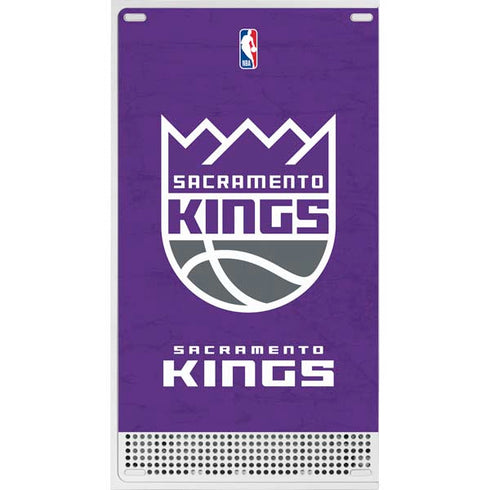 NBA Sacramento Kings Distressed Xbox Series S Console Skin