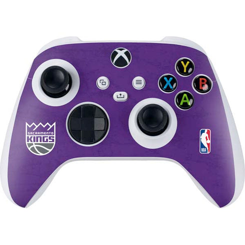 NBA Sacramento Kings Distressed Xbox Series S Controller Skin