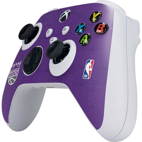 NBA Sacramento Kings Distressed Xbox Series S Controller Skin