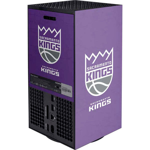 NBA Sacramento Kings Distressed Xbox Series X Console Skin