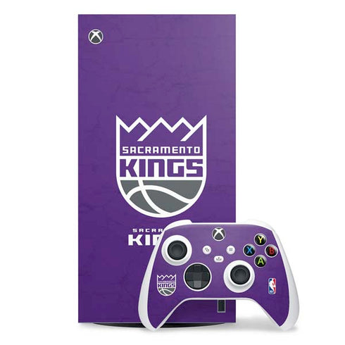NBA Sacramento Kings Distressed XBox Series X Digital Edition Bundle Skin