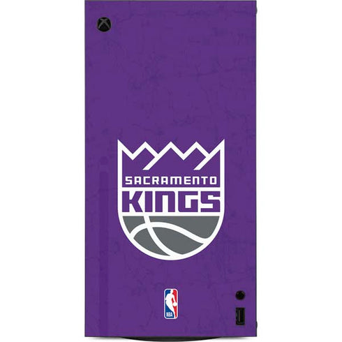 NBA Sacramento Kings Distressed XBox Series X Digital Edition Console Skin