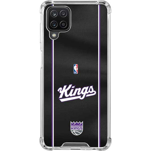 NBA Sacramento Kings Jersey Galaxy A12 Clear Case