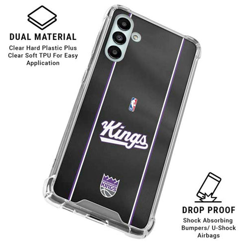 NBA Sacramento Kings Jersey Galaxy A13 5G Clear Case
