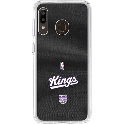 NBA Sacramento Kings Jersey Galaxy A20 Clear Case