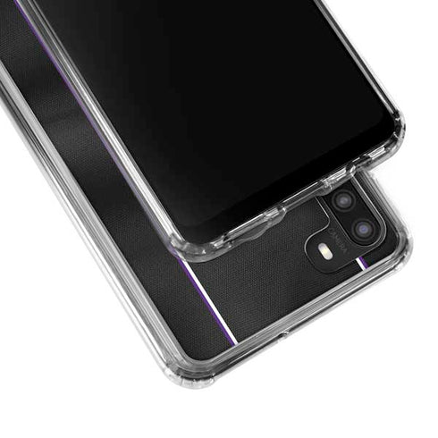 NBA Sacramento Kings Jersey Galaxy A21 Clear Case