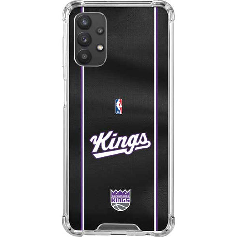 NBA Sacramento Kings Jersey Galaxy A32 5G Clear Case