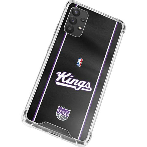 NBA Sacramento Kings Jersey Galaxy A32 5G Clear Case