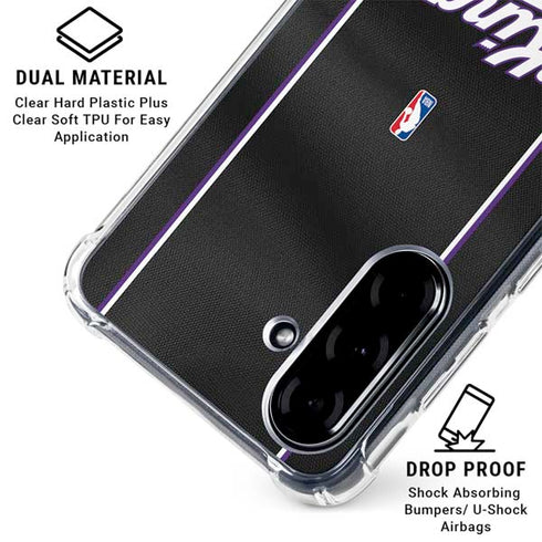 NBA Sacramento Kings Jersey Galaxy A36 5G Clear Case