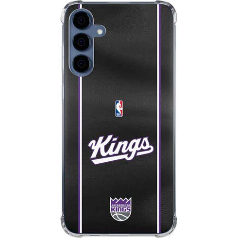 NBA Sacramento Kings Jersey Galaxy A55 5G Clear Case