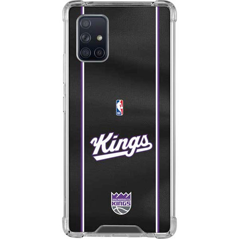 NBA Sacramento Kings Jersey Galaxy A71 5G Clear Case