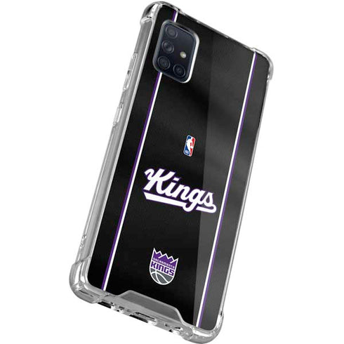 NBA Sacramento Kings Jersey Galaxy A71 5G Clear Case