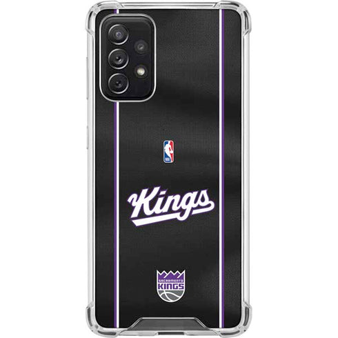NBA Sacramento Kings Jersey Galaxy A72 5G Clear Case