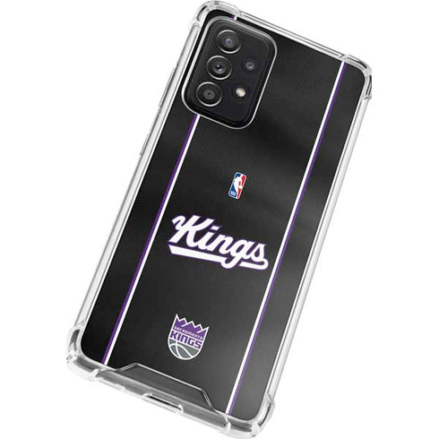 NBA Sacramento Kings Jersey Galaxy A72 5G Clear Case