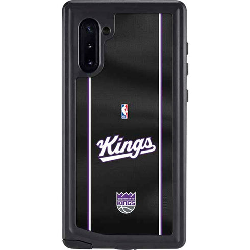 NBA Sacramento Kings Jersey Galaxy Note 10 Waterproof Case