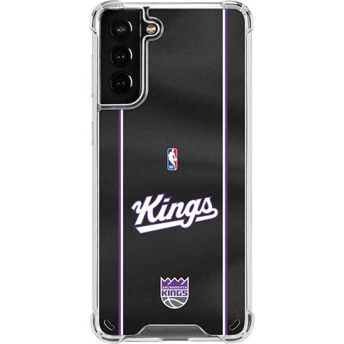 NBA Sacramento Kings Jersey Galaxy S21 Plus 5G Clear Case
