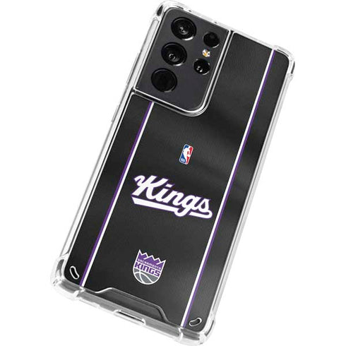 NBA Sacramento Kings Jersey Galaxy S21 Ultra 5G Clear Case