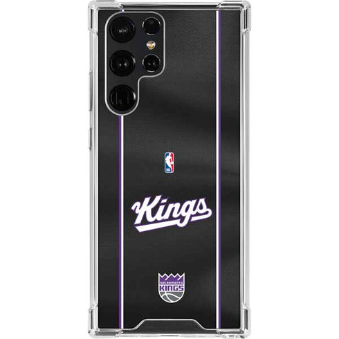 NBA Sacramento Kings Jersey Galaxy S22 Ultra Clear Case