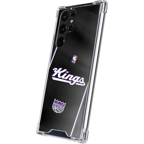 NBA Sacramento Kings Jersey Galaxy S22 Ultra Clear Case