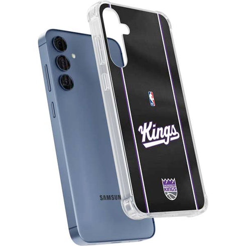 NBA Sacramento Kings Jersey Galaxy S24 Clear Case