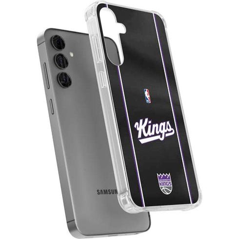 NBA Sacramento Kings Jersey Galaxy S24 Plus Clear Case